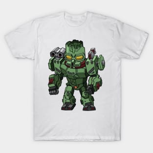 Green Cannon Machine Chibi T-Shirt